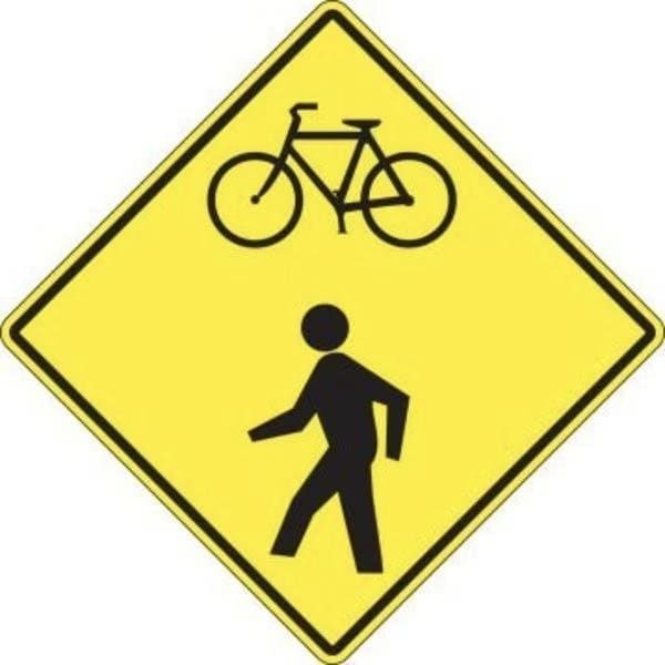 Accuform BICYCLE PEDESTRIAN SIGN FRW543RA FRW543RA - main